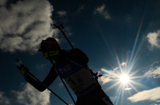 Biathlon World Championships. Men's relay
