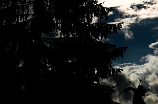 Biathlon World Championships. Men's relay