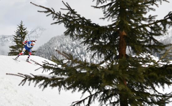 Biathlon World Championships. Men's relay