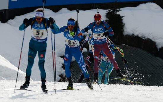 Biathlon World Championships. Men's relay