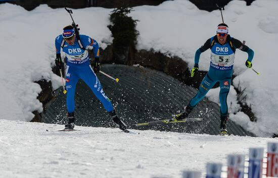 Biathlon World Championships. Men's relay