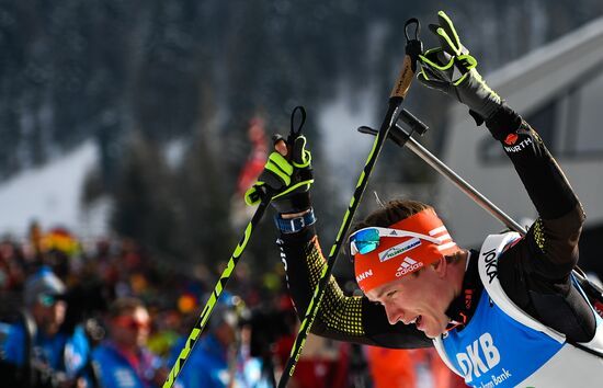 Biathlon World Championships. Men's relay