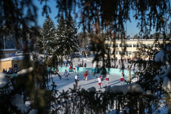 Rural sports tournament in Omsk Region