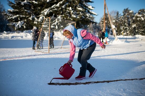 Rural sports tournament in Omsk Region