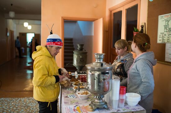 Rural sports tournament in Omsk Region