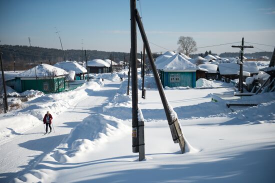 Rural sports tournament in Omsk Region