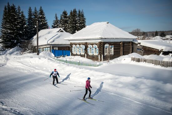 Rural sports tournament in Omsk Region