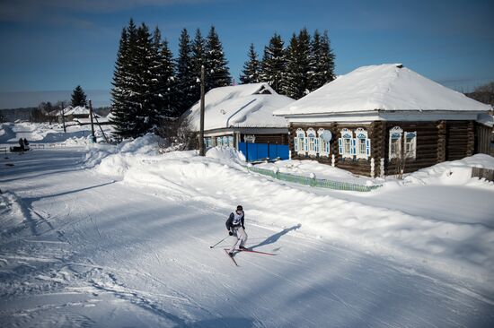 Rural sports tournament in Omsk Region