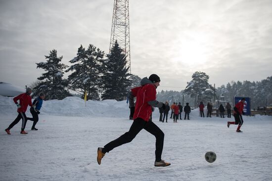 Rural sports tournament in Omsk Region