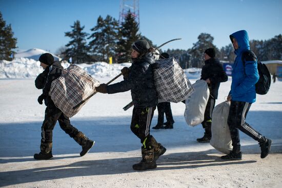 Rural sports tournament in Omsk Region