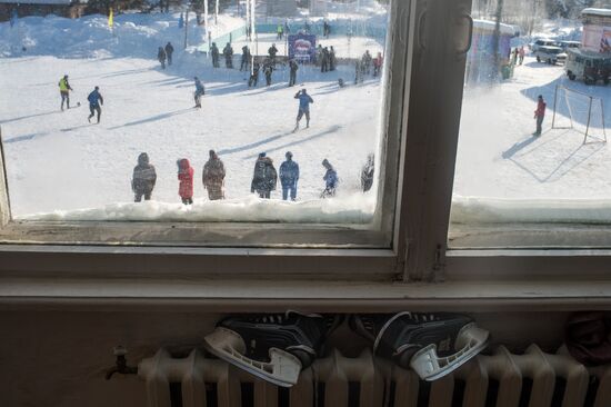 Rural sports tournament in Omsk Region