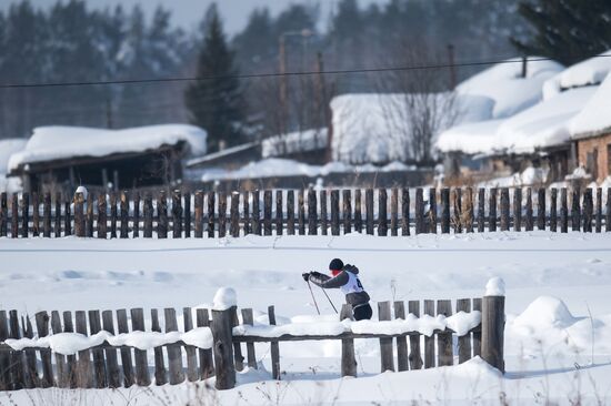 Rural sports tournament in Omsk Region