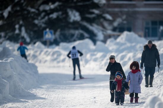 Rural sports tournament in Omsk Region
