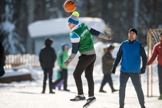 Rural sports tournament in Omsk Region