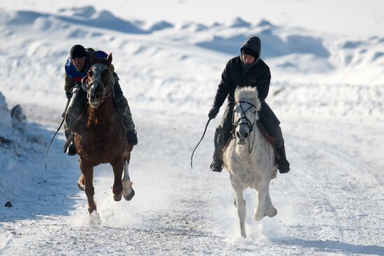 Rural sports tournament in Omsk Region