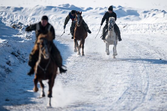 Rural sports tournament in Omsk Region
