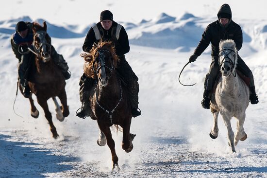 Rural sports tournament in Omsk Region