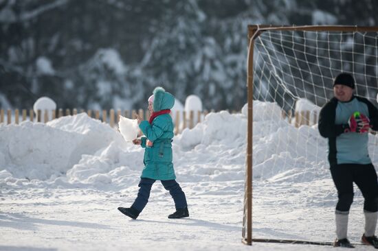 Rural sports tournament in Omsk Region