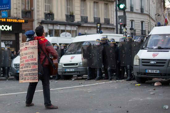Protests in Paris