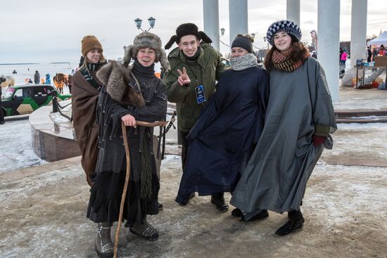 Hyperborea international winter festival in Karelia