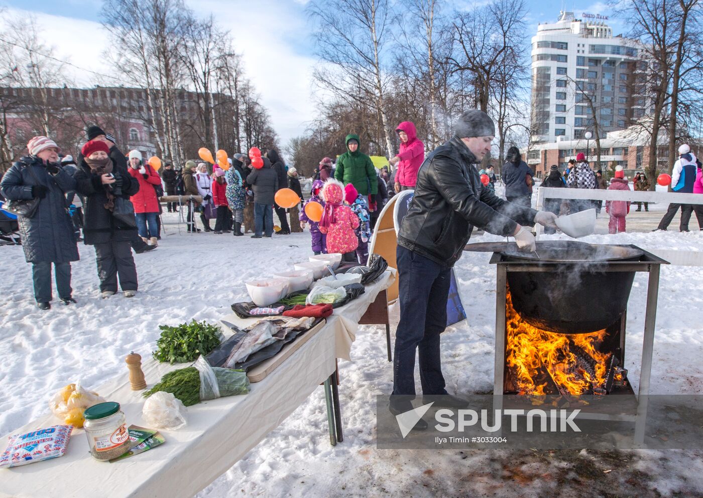 Hyperborea international winter festival in Karelia