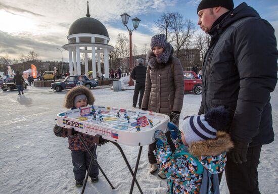 Hyperborea international winter festival in Karelia