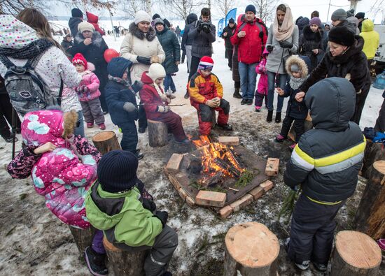 Hyperborea international winter festival in Karelia