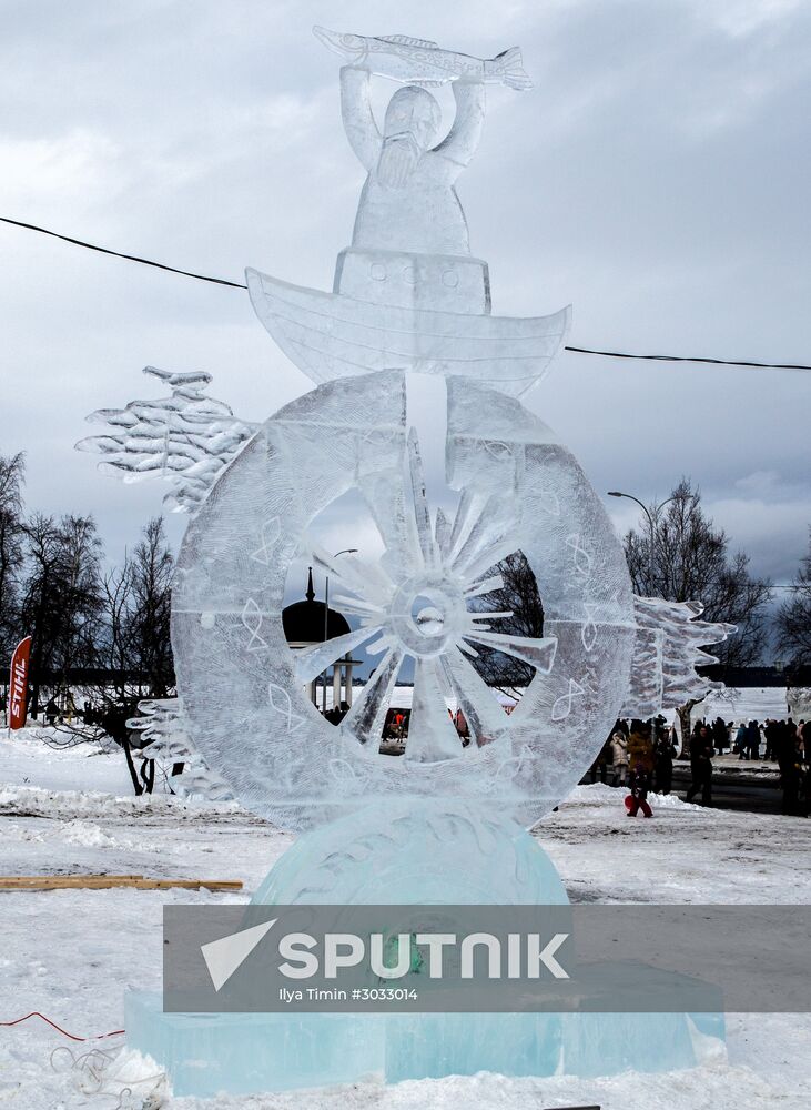 Hyperborea international winter festival in Karelia