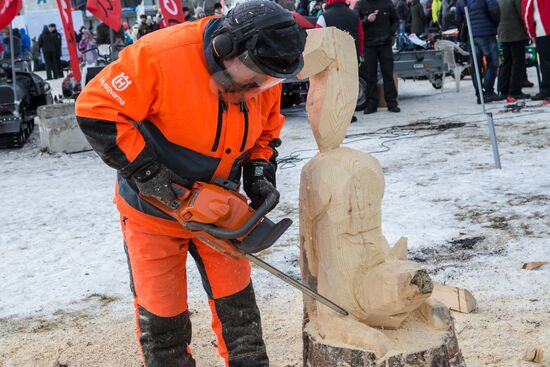Hyperborea international winter festival in Karelia