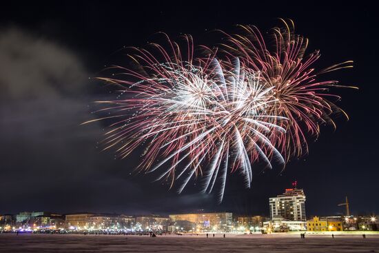 Hyperborea international winter festival in Karelia
