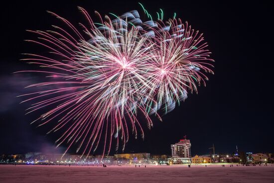 Hyperborea international winter festival in Karelia