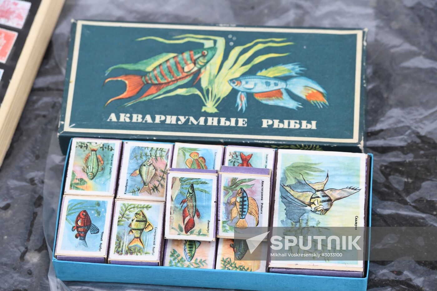 Flea market in Museum of Moscow