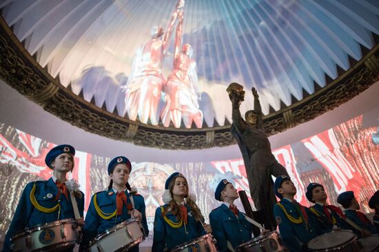 Children's Brass Band Festival marking Defender of the Fatherland Day