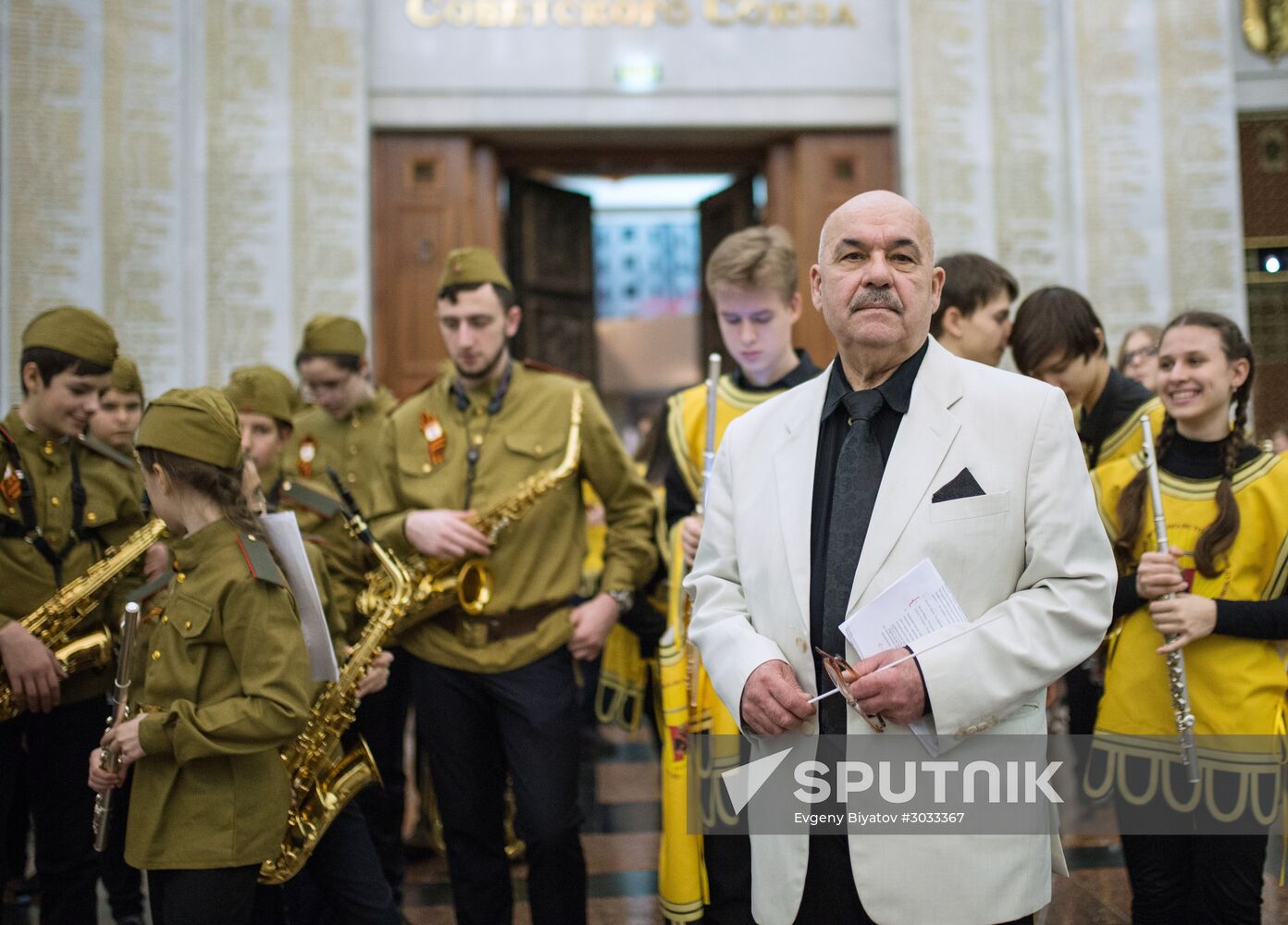 Children's Brass Band Festival marking Defender of the Fatherland Day