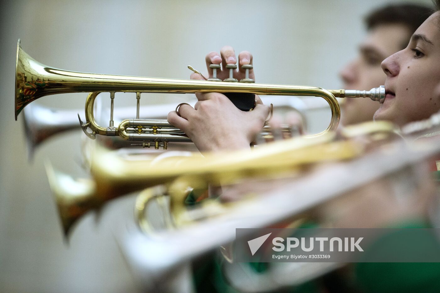 Children's Brass Band Festival marking Defender of the Fatherland Day