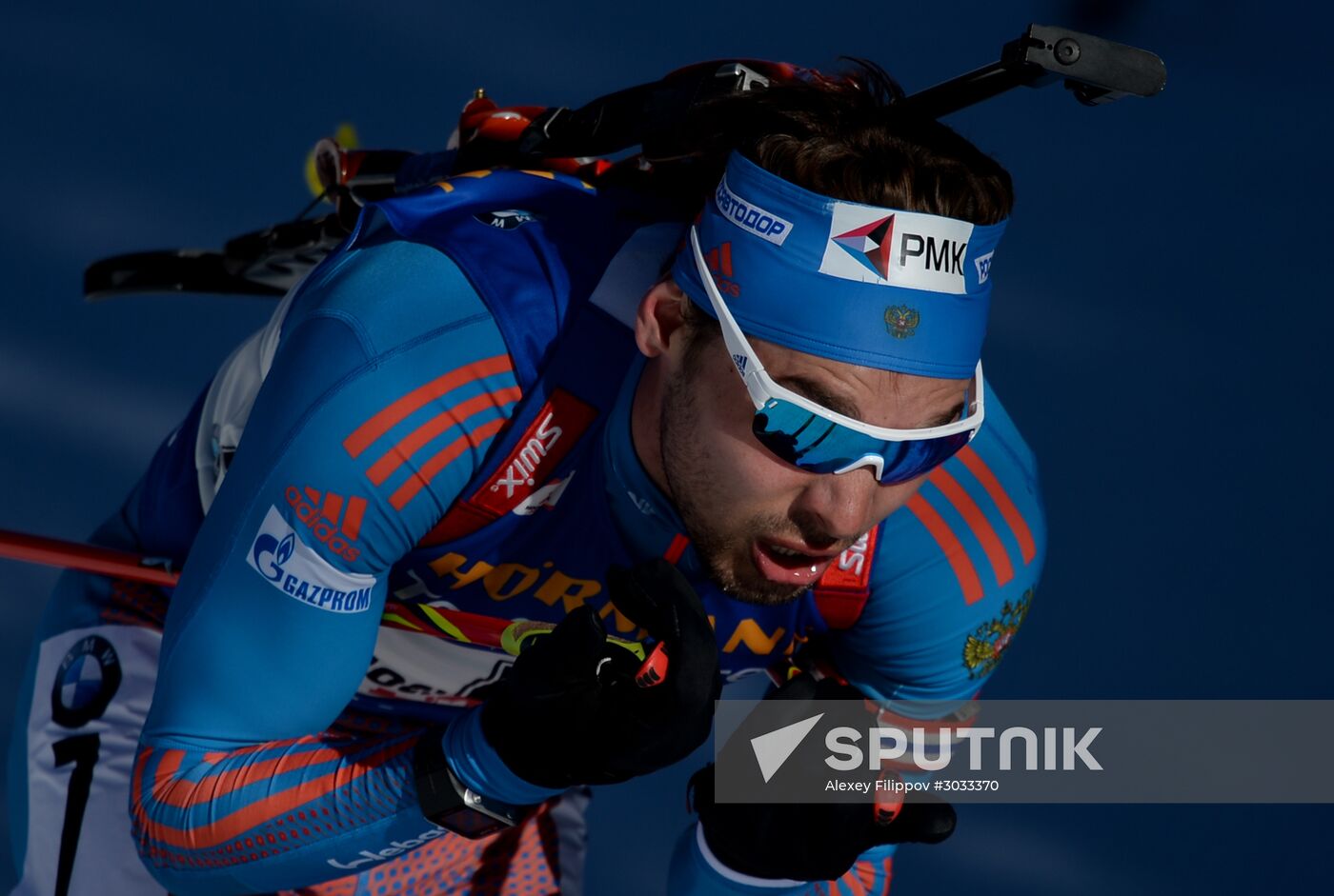 Biathlon World Championships. Men's mass start