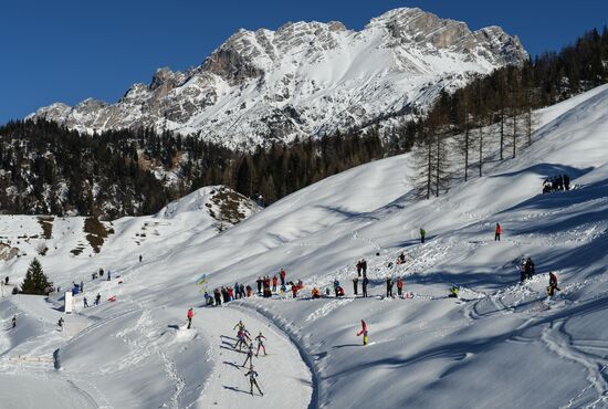 Biathlon World Championships. Men's mass start