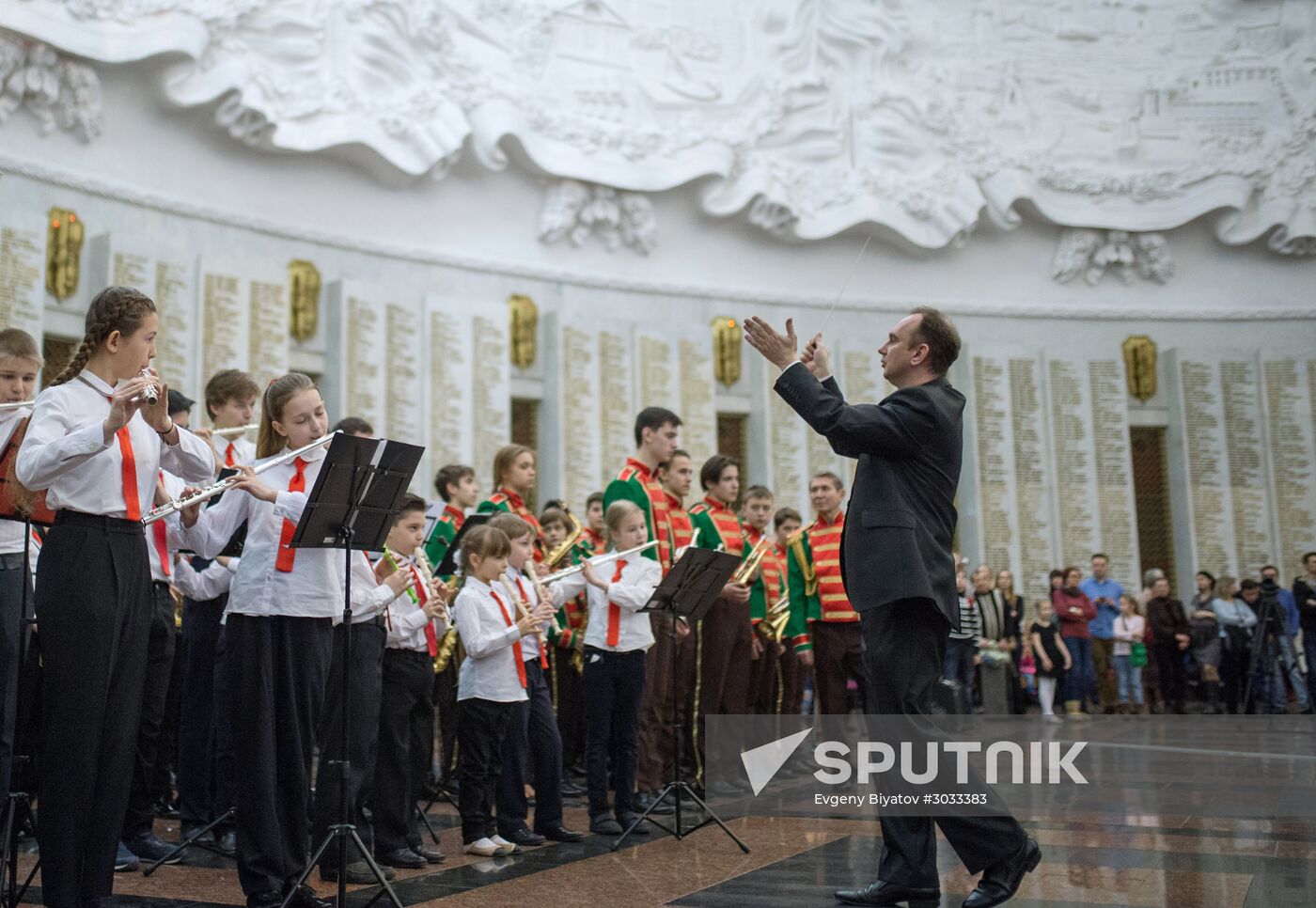 Children's Brass Band Festival marking Defender of the Fatherland Day