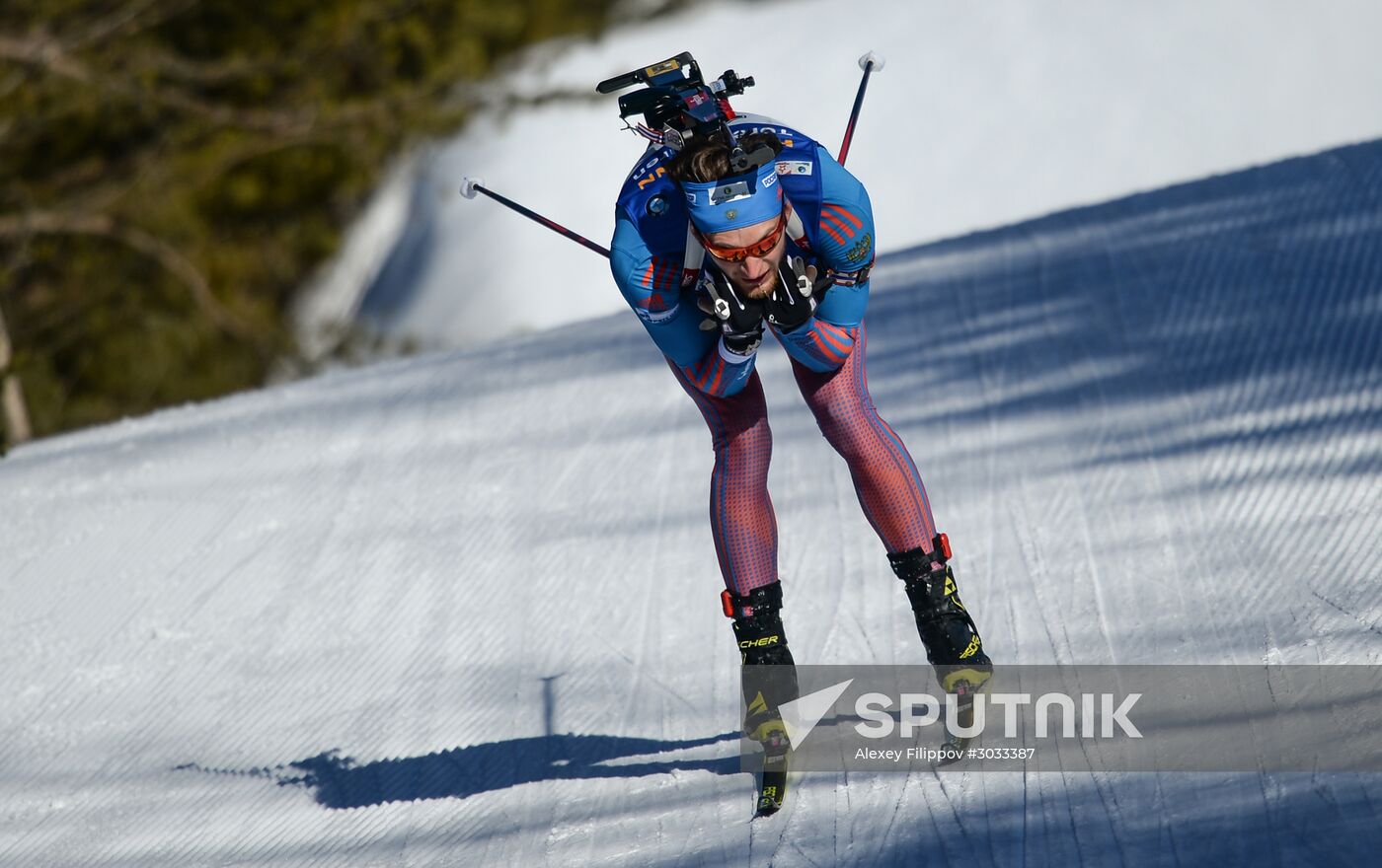 Biathlon World Championships. Men's mass start