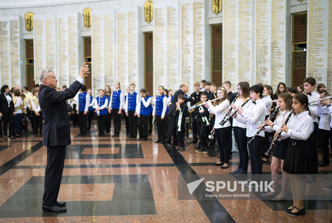 Children's Brass Band Festival marking Defender of the Fatherland Day
