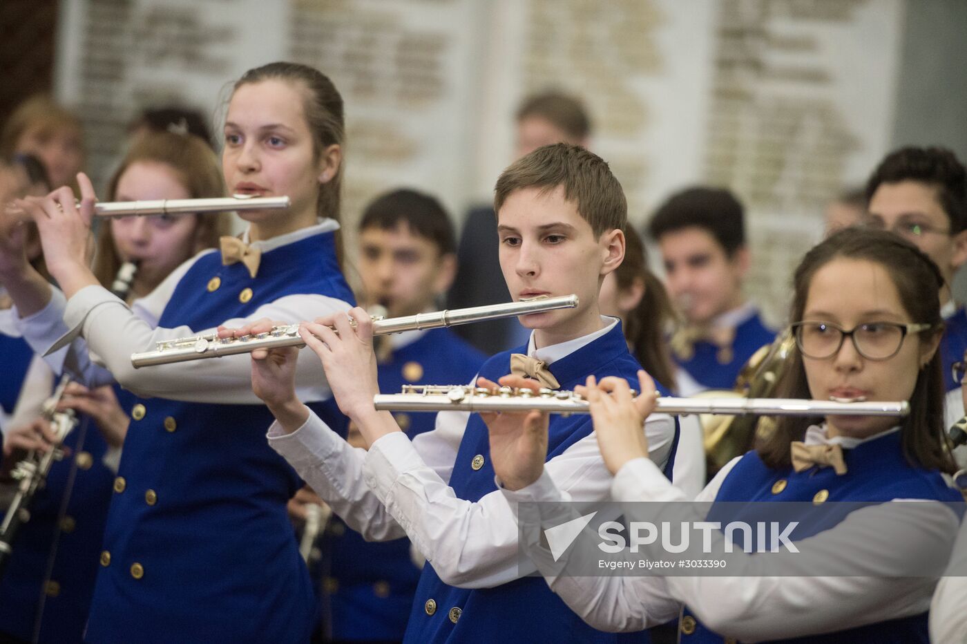 Children's Brass Band Festival marking Defender of the Fatherland Day