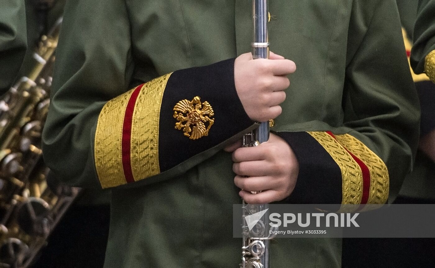 Children's Brass Band Festival marking Defender of the Fatherland Day