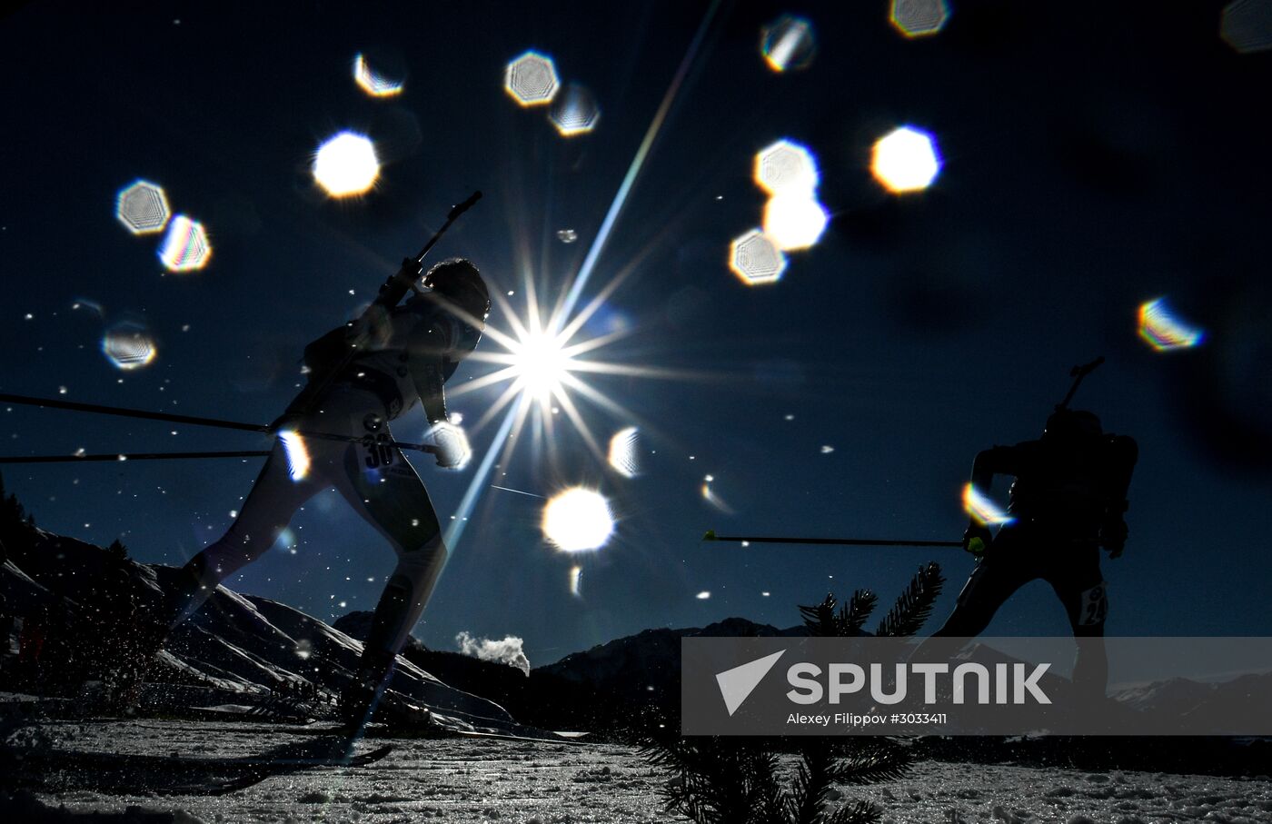 Biathlon World Championships. Men's mass start