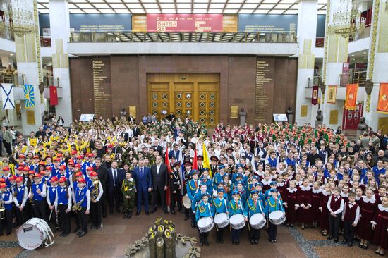 Children's Brass Band Festival marks Defender of the Fatherland Day