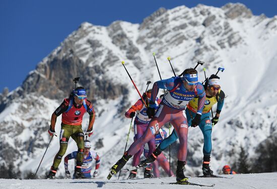 Biathlon World Championships. Men's mass start