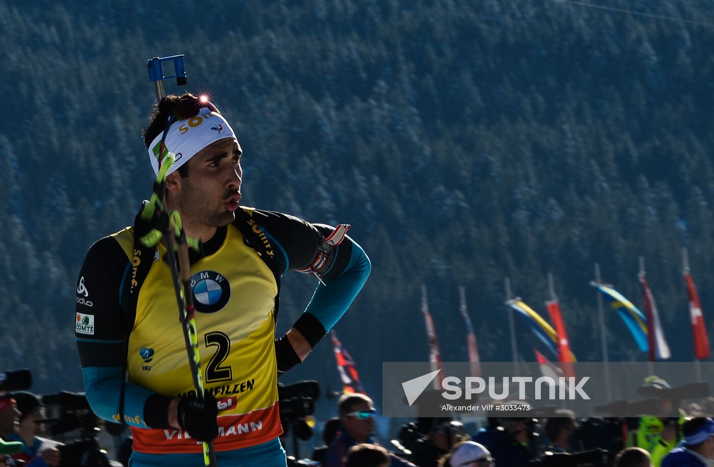 Biathlon World Championships. Men's mass start