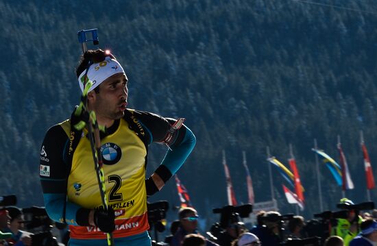 Biathlon World Championships. Men's mass start