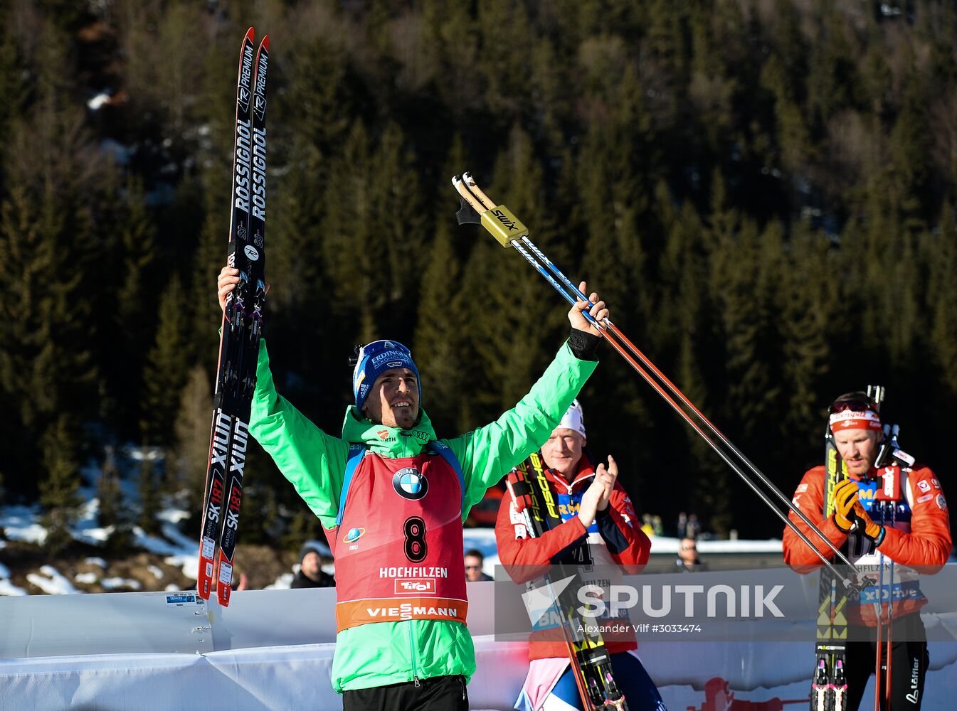 Biathlon World Championships. Men's mass start