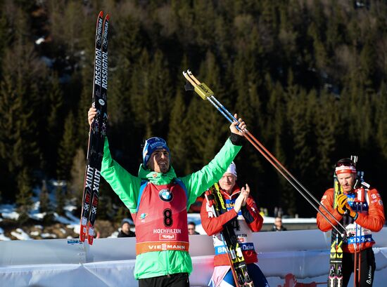 Biathlon World Championships. Men's mass start