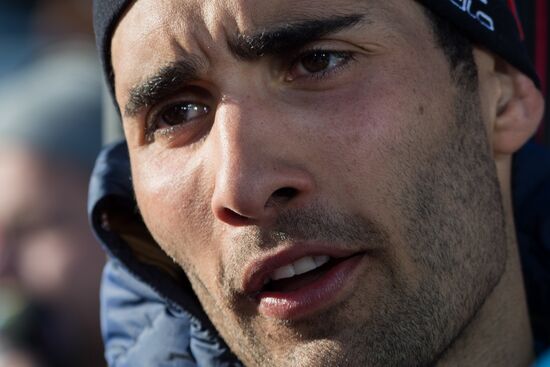 Biathlon World Championships. Men's mass start